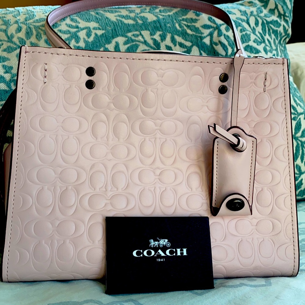 Beautiful pink Coach handbag!
